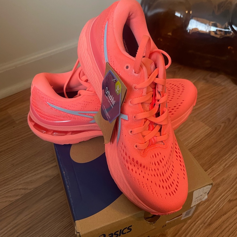 ASICS Bright Pink Athletic Shoes